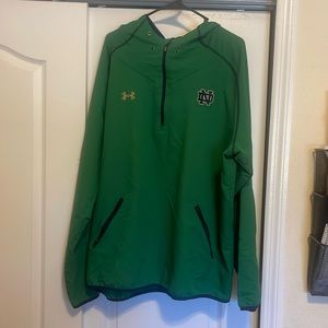 Notre Dame under armour hooded jacket